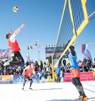 Komplette Produktion: "Snow Volleyball Worldtour 2019" Wagrain | FIVB + CEV