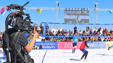 Snowvolleyball Worldtour 2019 | komplette TV-Produktion | weltweite Übertragung an 17 TV-Anstalten (über 80 Mio. Zuseher)